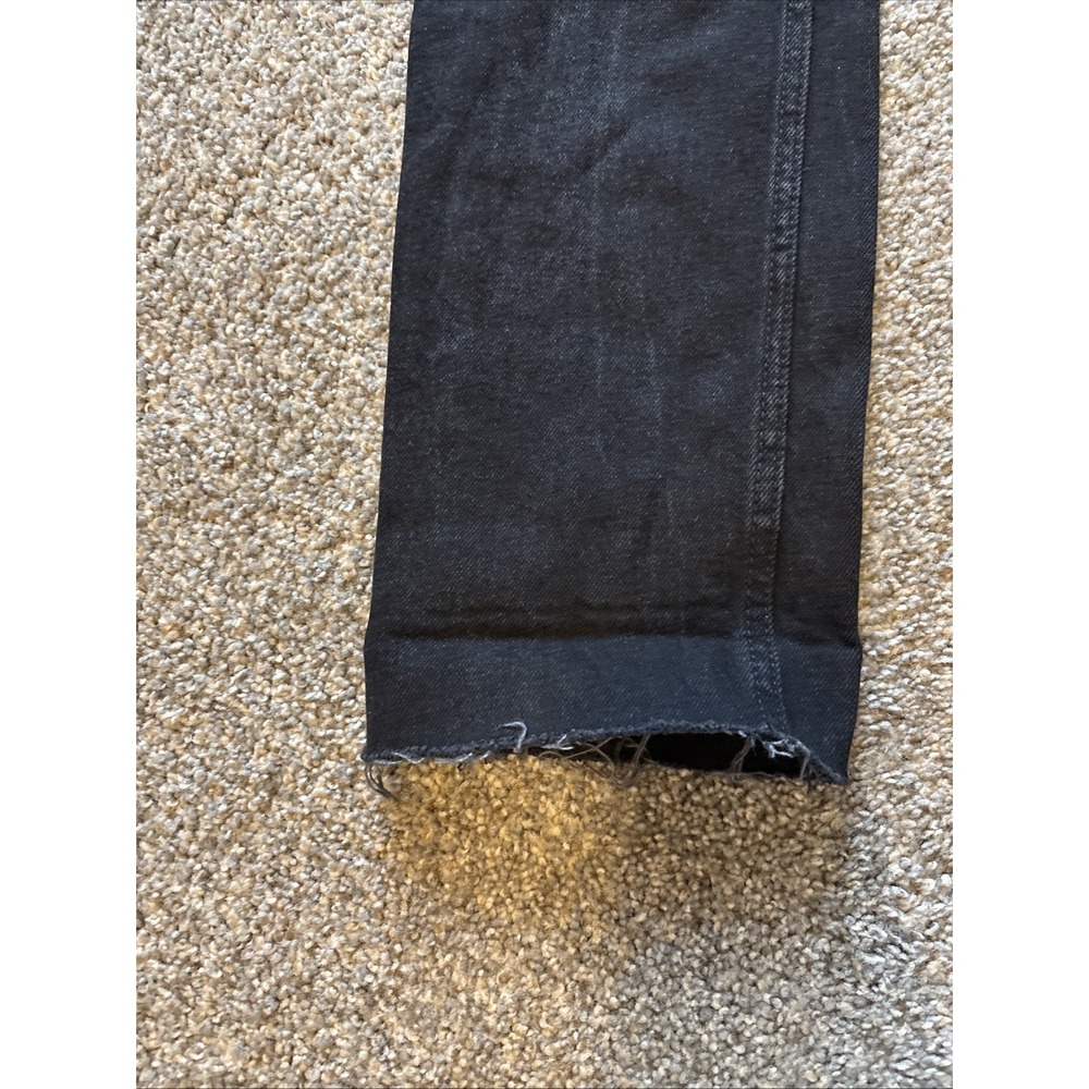 Womens Hollister Black Ultra High Rise 90's Vintage Straight Jeans Size 23X31 - Picture 6 of 9